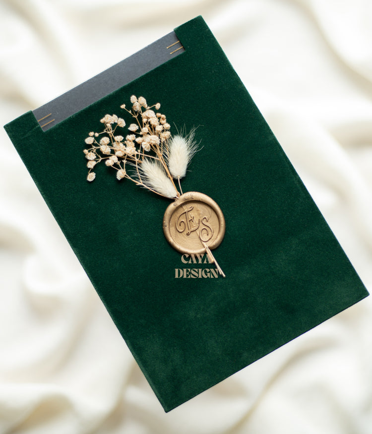 Vertical Wedding Invitation